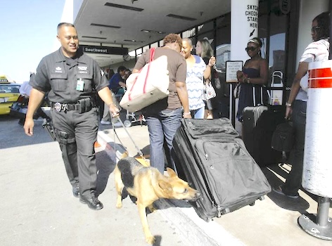 Mark Sauvao and his K-9 partner,