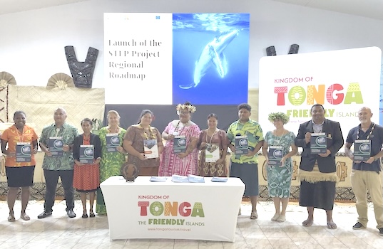 representatives from the demonstration countries — Fiji, Kiribati, Samoa, and Vanuatu