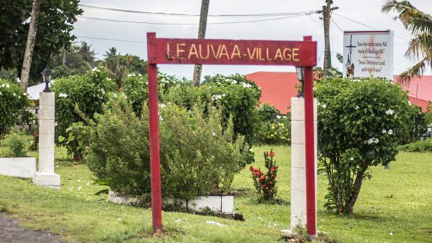 Leauva’a village sign