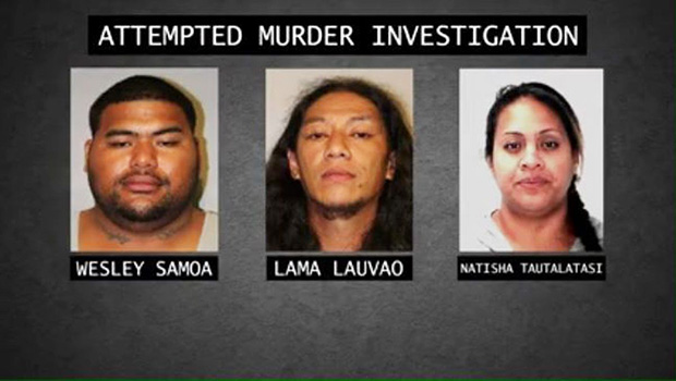 Wesley Samoa, Lama Lauvao, and Natisha Tautalatasi