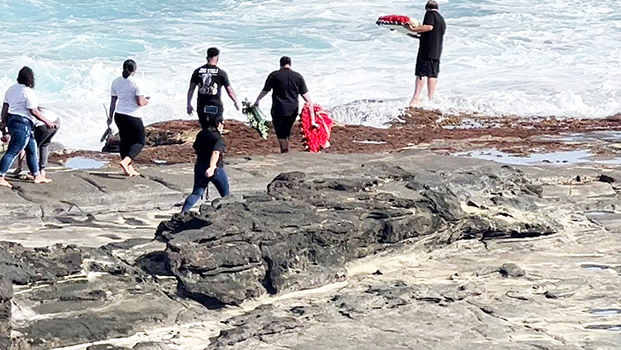 Niuatea Jr. Laulu Memorial at Sliding Rock