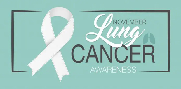Lung Caner Awareness Month logo