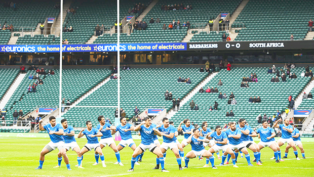 Manu Samoa performing their Siva Tau