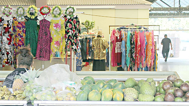 Products for sale at the Fagatogo Market Place