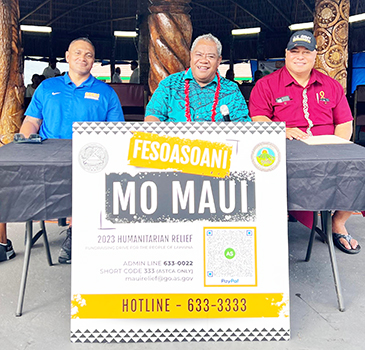 MAUI FUNDRAISER BOOTH
