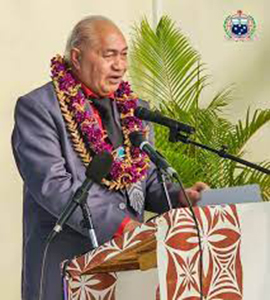 Minister of Education Seu'ula Ioane Tua'a