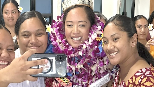 Miss American Samoa comes home