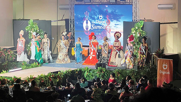 The 10 Miss Samoa contestants