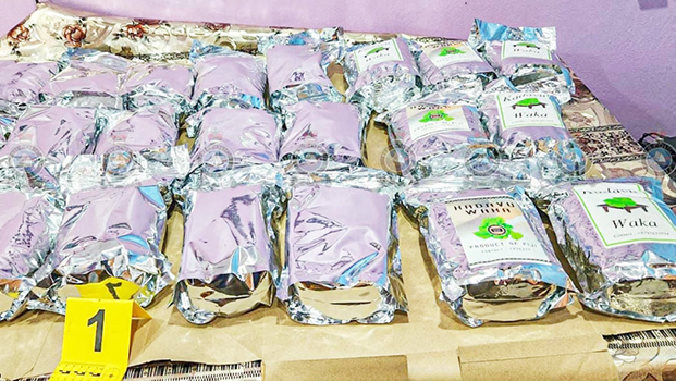 PACKAGES OF METH found in Fiji