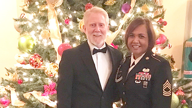 MST Christabel Lupetaliaami Jennings Joyner pictured here with her husband, Chuck Joyner,