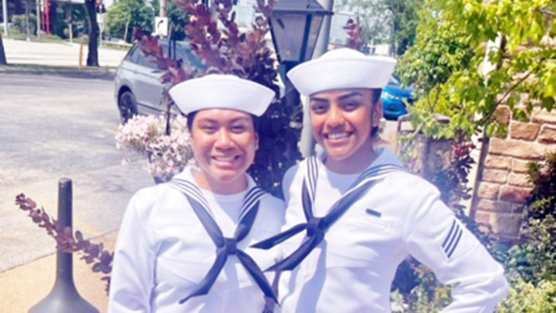 Seaman Afioga Elisara and Seaman Lolua Leomiti