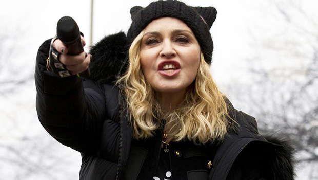  In this Saturday, Jan. 21, 2017 file photo, Madonna performs during the Women's March on Washington.