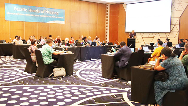 Delegates at the Pacific Heads of Nursing meeting
