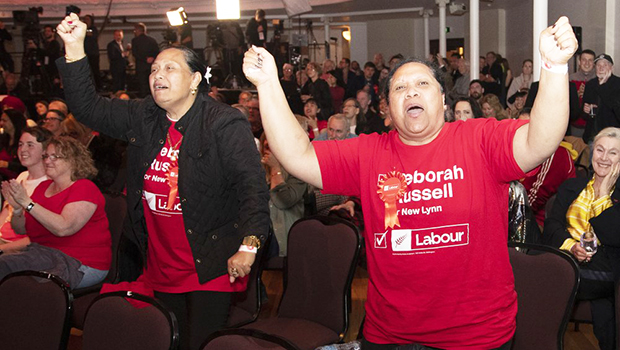 New Zealand Labour Party supporters 