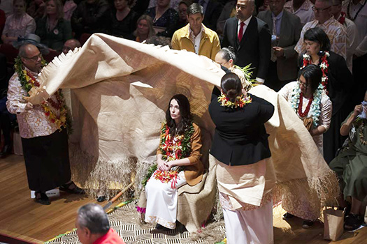 Arden in Ifoga ceremony