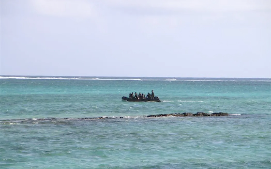 monitoring sunken vessel