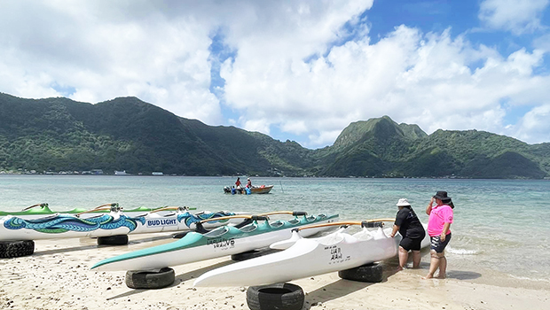 2022 Coastweeks Paddle Challenge canoes