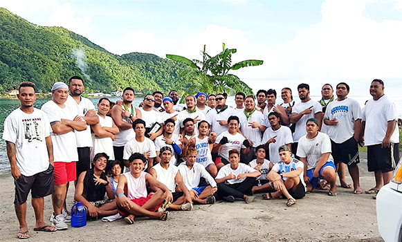 Paepaeulupoo crew 2019 from Aua village