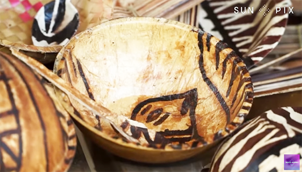 [screen shot of plates from video