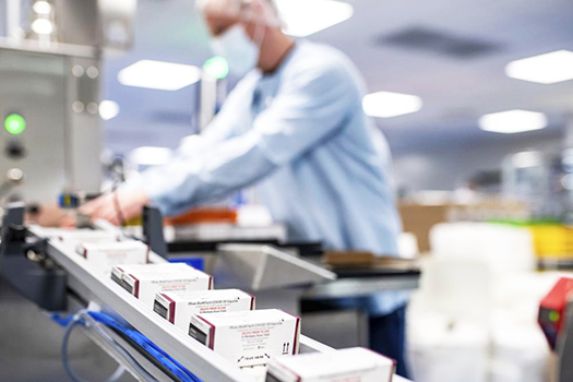 Pfizer shows production of the Pfizer's COVID-19 vaccine for children under 5 