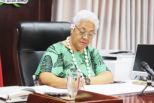 Samoa PM Fiame Naomi Mata'afa