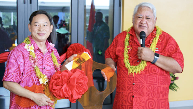 Chao Xiaoliang and PM Tuilaepa