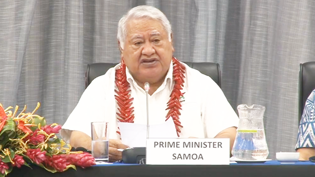 Samoa PM, Tuilaepa Sailele Malielegaoi
