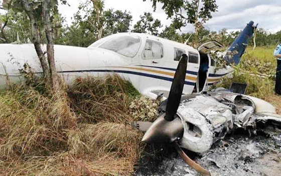 Cessna 402C that crashed near Port Moresby