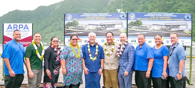 attendees at the groundbreaking ceremony