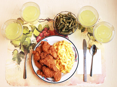 An "ultra-processed" lunch 