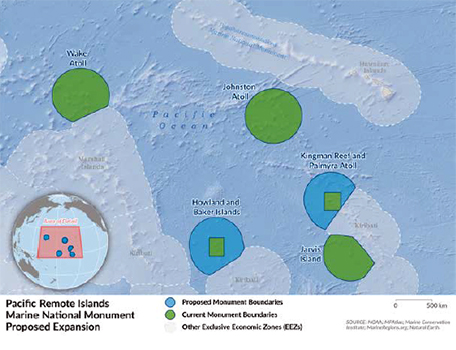 proposed expansion of NMS around Remote Paciffic Islands