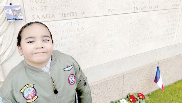 Pvt. Henry Saaga's memorial