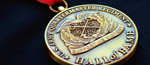 QUARTERMASTER HALL OF FAME MEDAL
