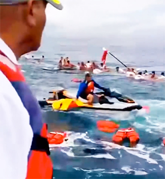 scrren shot of fautasi race rescue