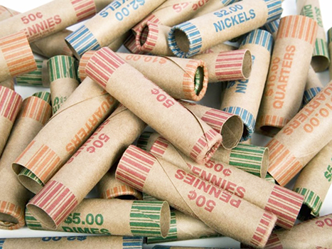 Rolled coins