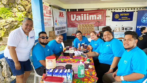 ANZ bank employees at the annual Rotary Golf Tournament
