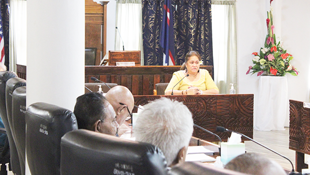 Ruth Matagi during her confirmation hearing for TBAS board