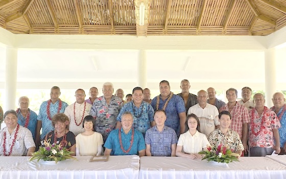 Community leaders from the Safata District 