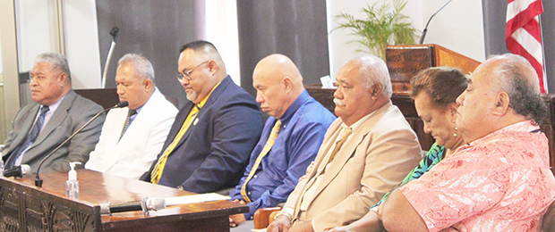 Deacon Malaki Timu; Rev. Vaimoli Kuresa; Rev. Elder Fouvale Asiata; Deputy Samoan Affairs Secretary Tauese V. Sunia; Rep. Manavaalofa T. Manase; Milaneta Tinitali; and Paopao Kuresa