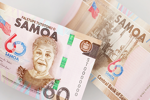Samoa 60 tala banknote