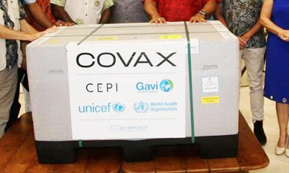 Covax facility allotment of the AstraZeneca vaccine