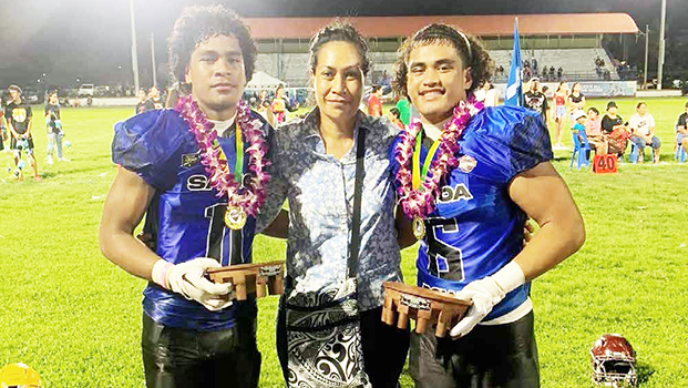  Polly Moli with Semisi Moli and Kanai Satele