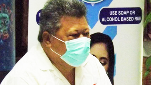 Director General of Health Leausa Take Naseri 