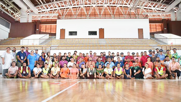 Samoa Electoral Commission Office staff
