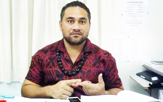 Electoral commissioner Faimalomatumua Mathew Lemisio 