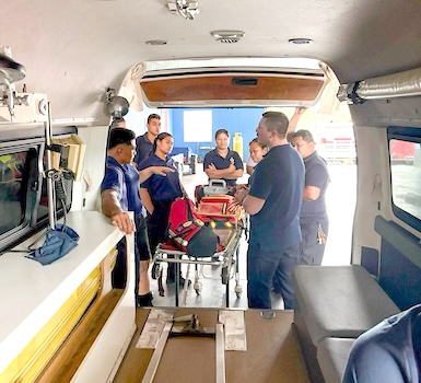 Nevada National Guard with Samoa emergency personnel