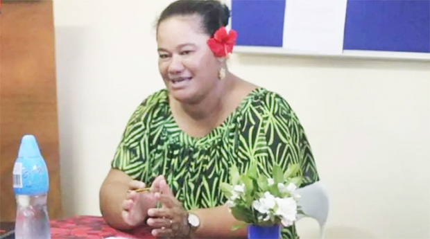  Samoa First Union rep  Saina Tomi