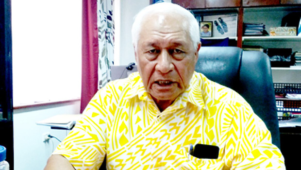  Minister of Health Tuitama Dr Talalelei Tuitama