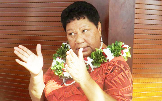  Samoa's Ministry of Education CEO, Afamasaga Dr Karoline Fuata'i 