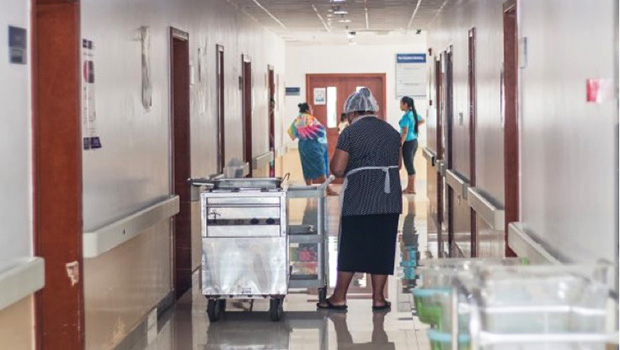 Samoa Motootua National Hospital hallway